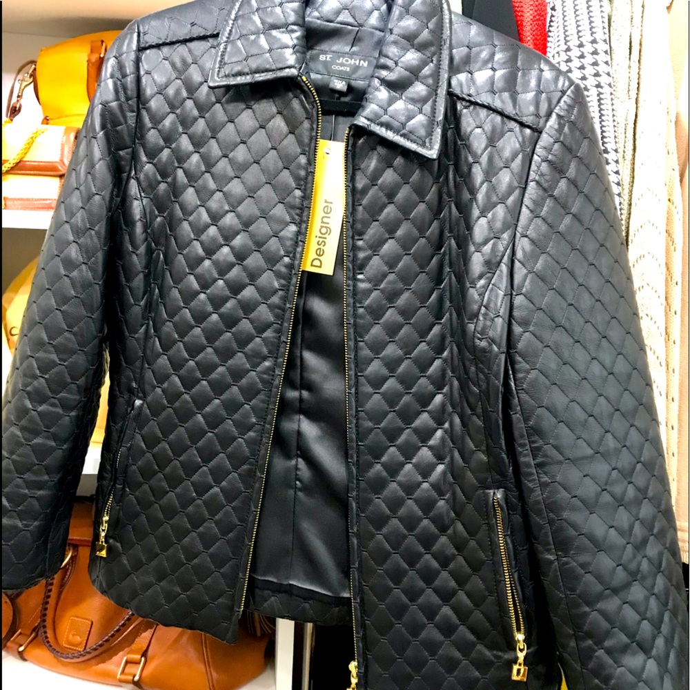 St John leather jacket